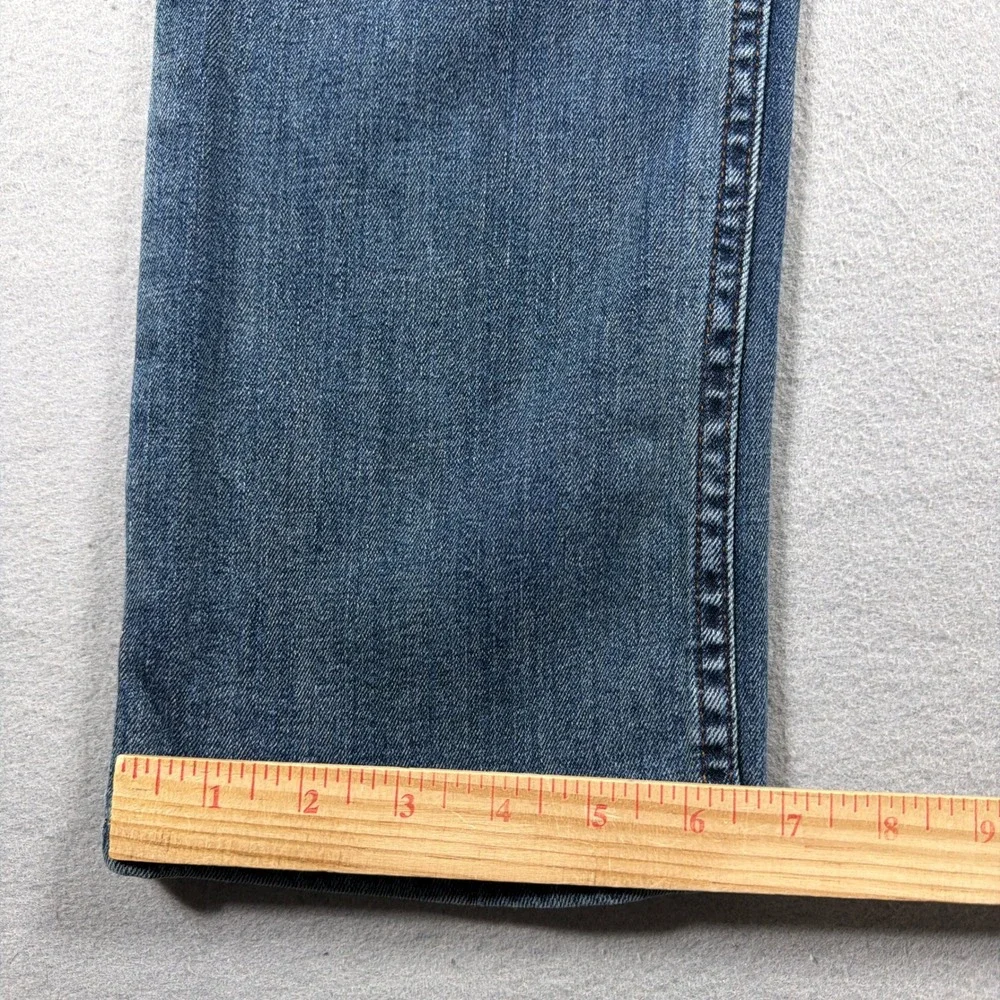 Abercrombie & Fitch 90s Straight Women 28 6R Ultra High Rise Blue Jeans Retro 0s